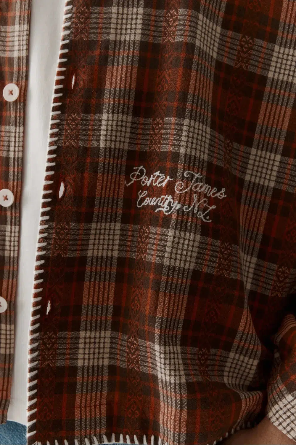 Porter James Sports Boxed Flannel Red Check - Image 3