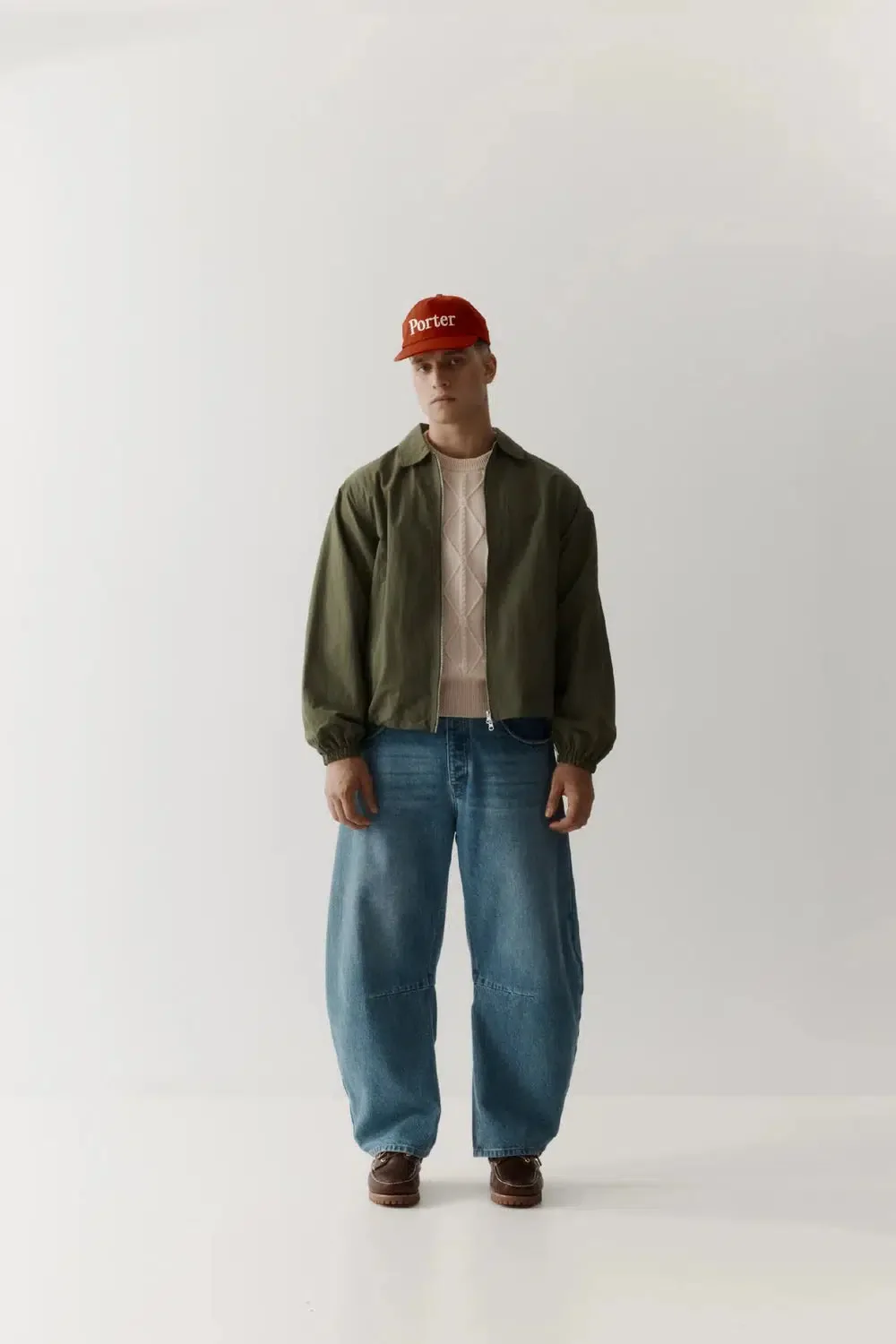 Porter James Sports Coaches Jacket Olive - Image 4