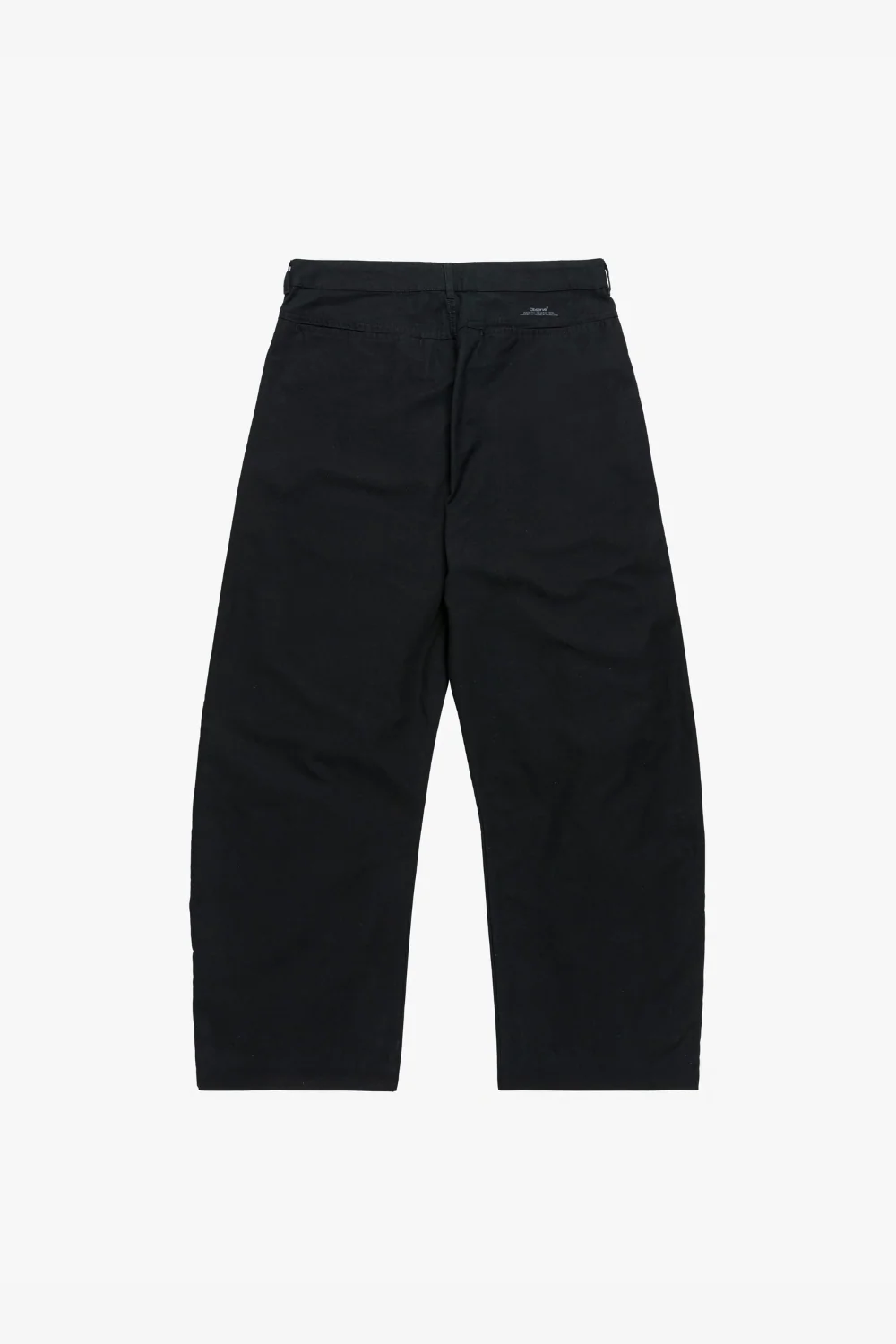 Observe - Reverse Twill Barrell Pant - Black - Image 3