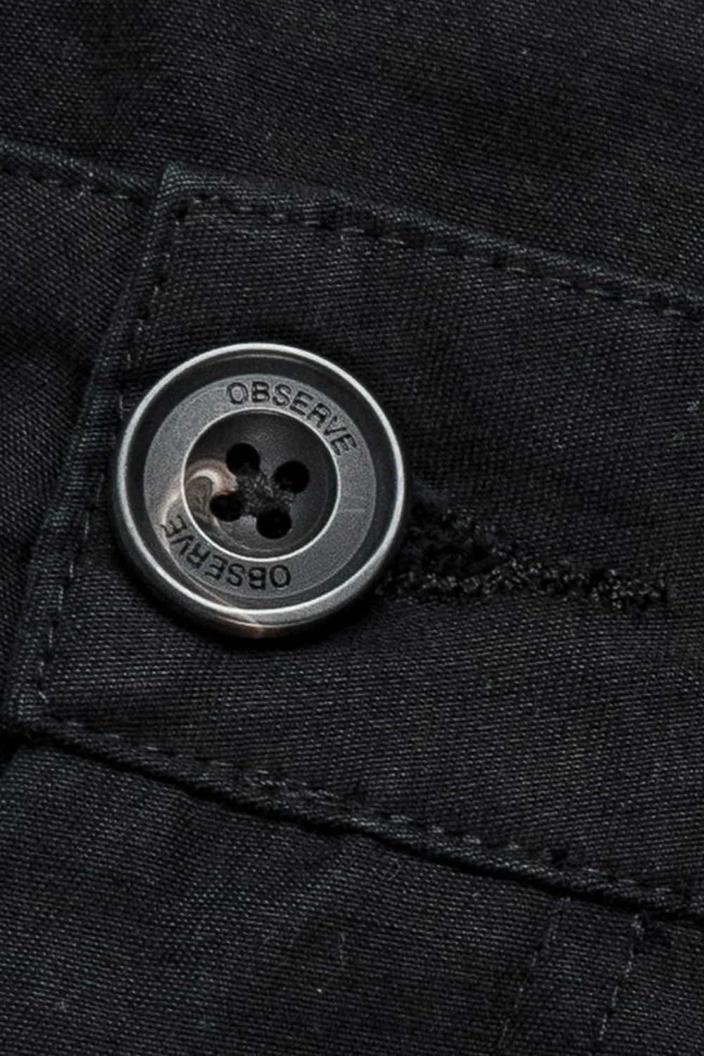 Observe - Reverse Twill Barrell Pant - Black - Image 4