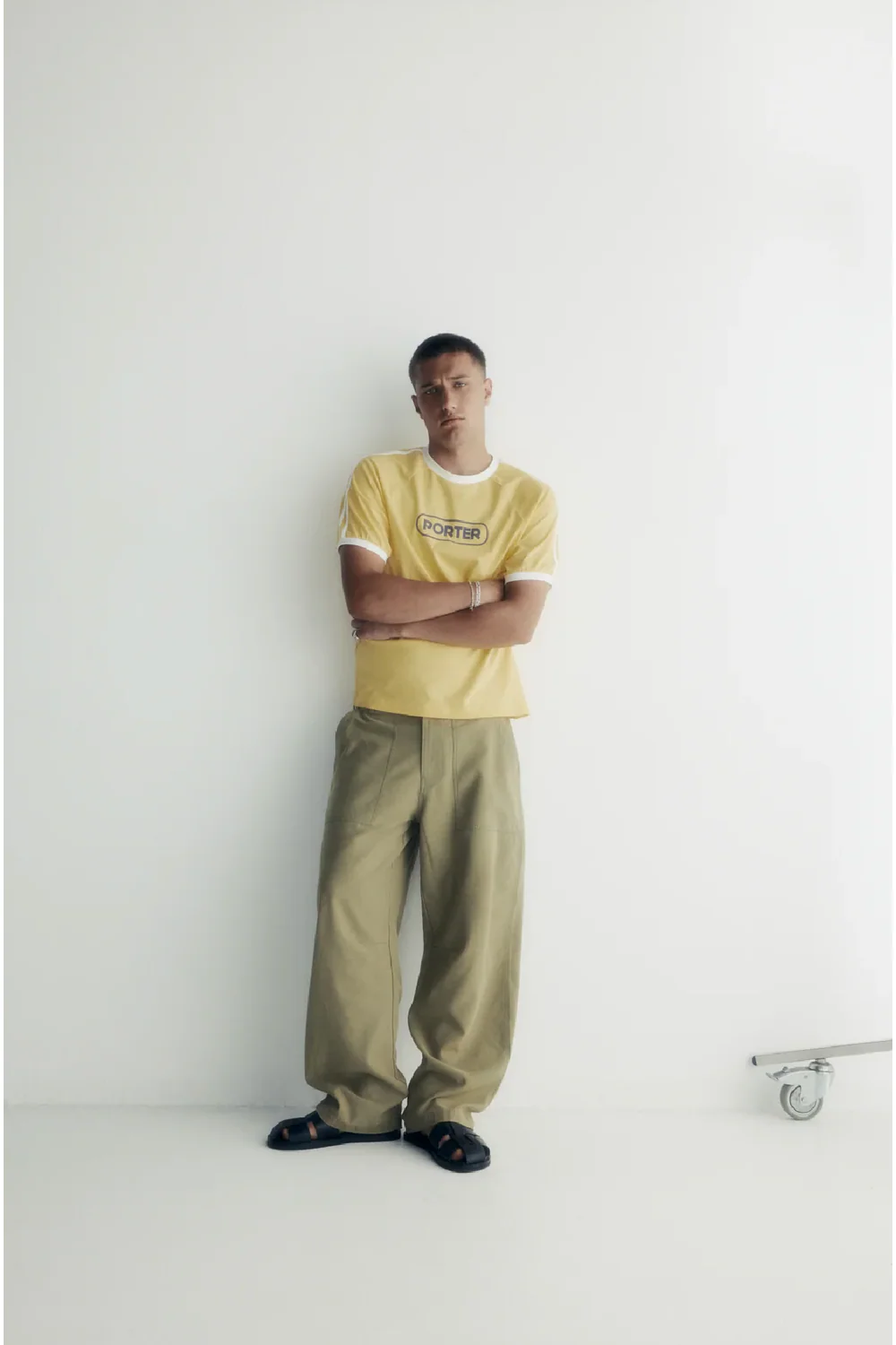 Porter James Ringer Sports Tee Yellow - Image 2