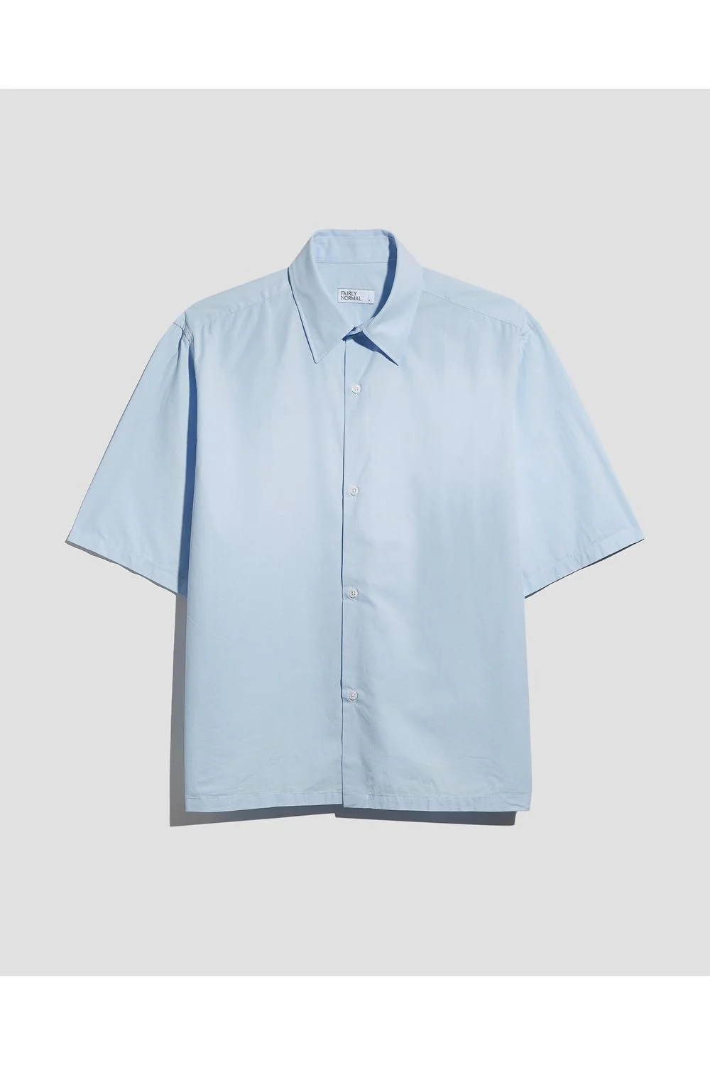S/S Shirt Poplin Light Blue