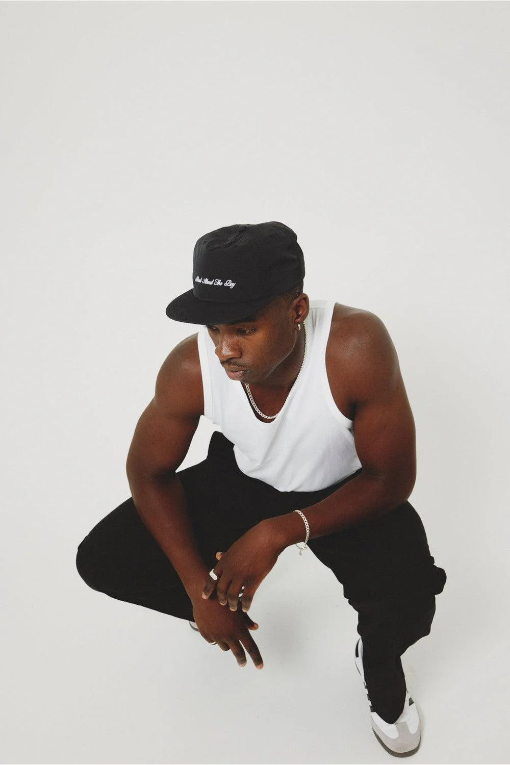 Mad About The Boy Script Logo Cap - Black - Image 4