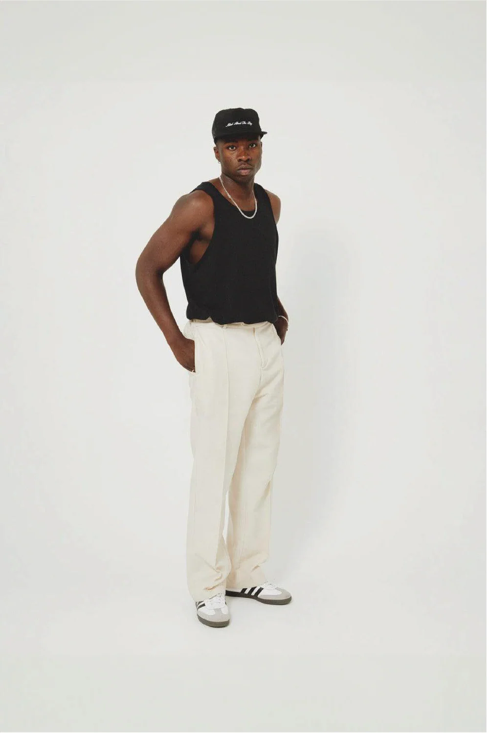 Mad About The Boy Script Logo Cap - Black - Image 5