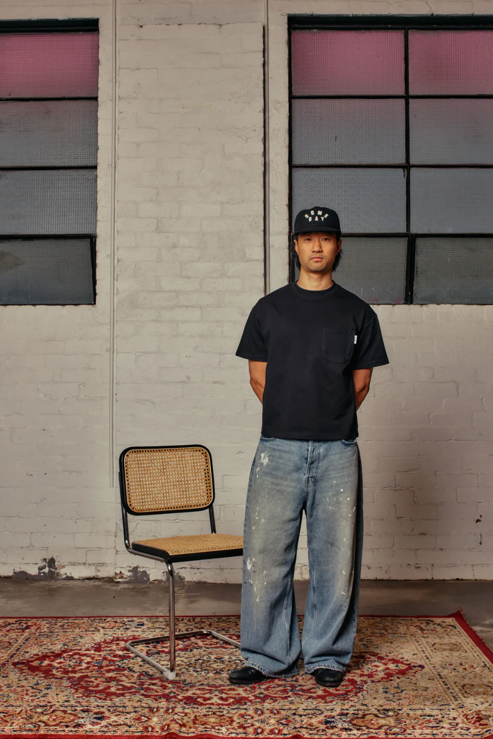 SOMEDAY FABRICATIONS EVERYDAY POCKET TEE | BLACK - Image 2