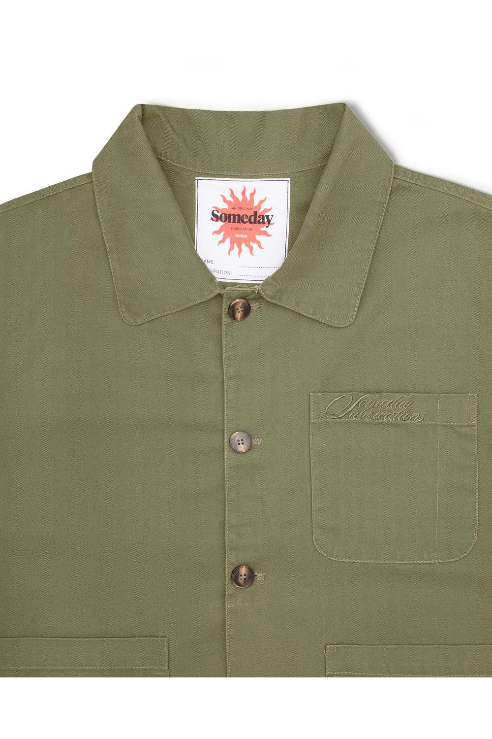 SOMEDAY FABRICATIONS EVERYWEAR CHORE COAT | OLIVE - Image 4