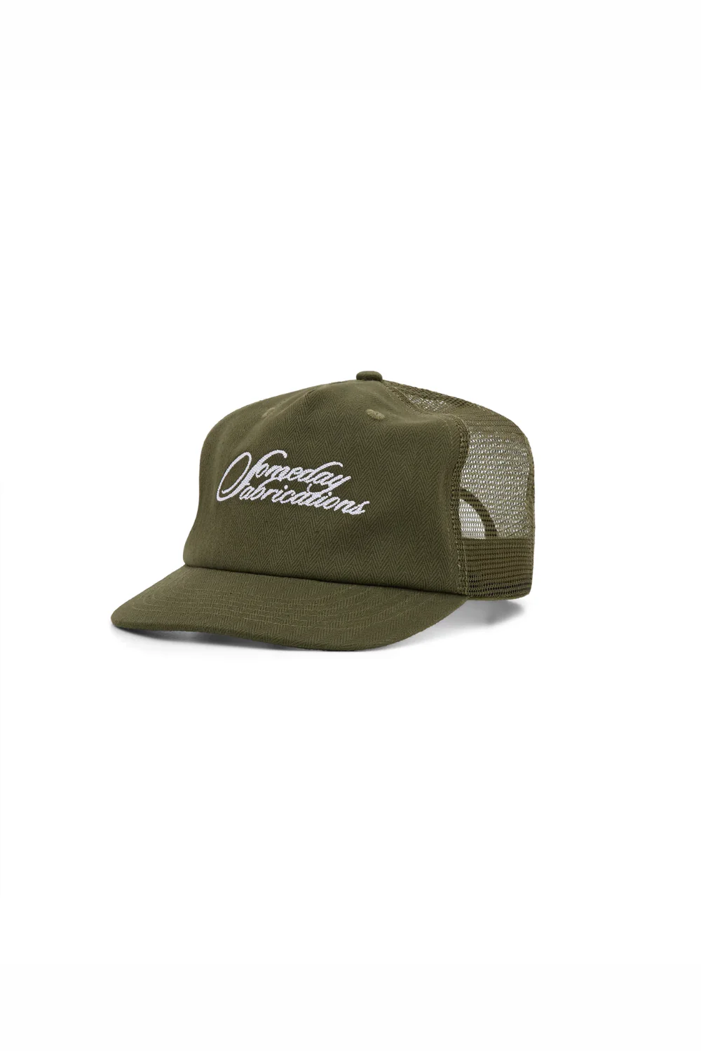 Someday Fabrications - Script HBT Trucker / Olive