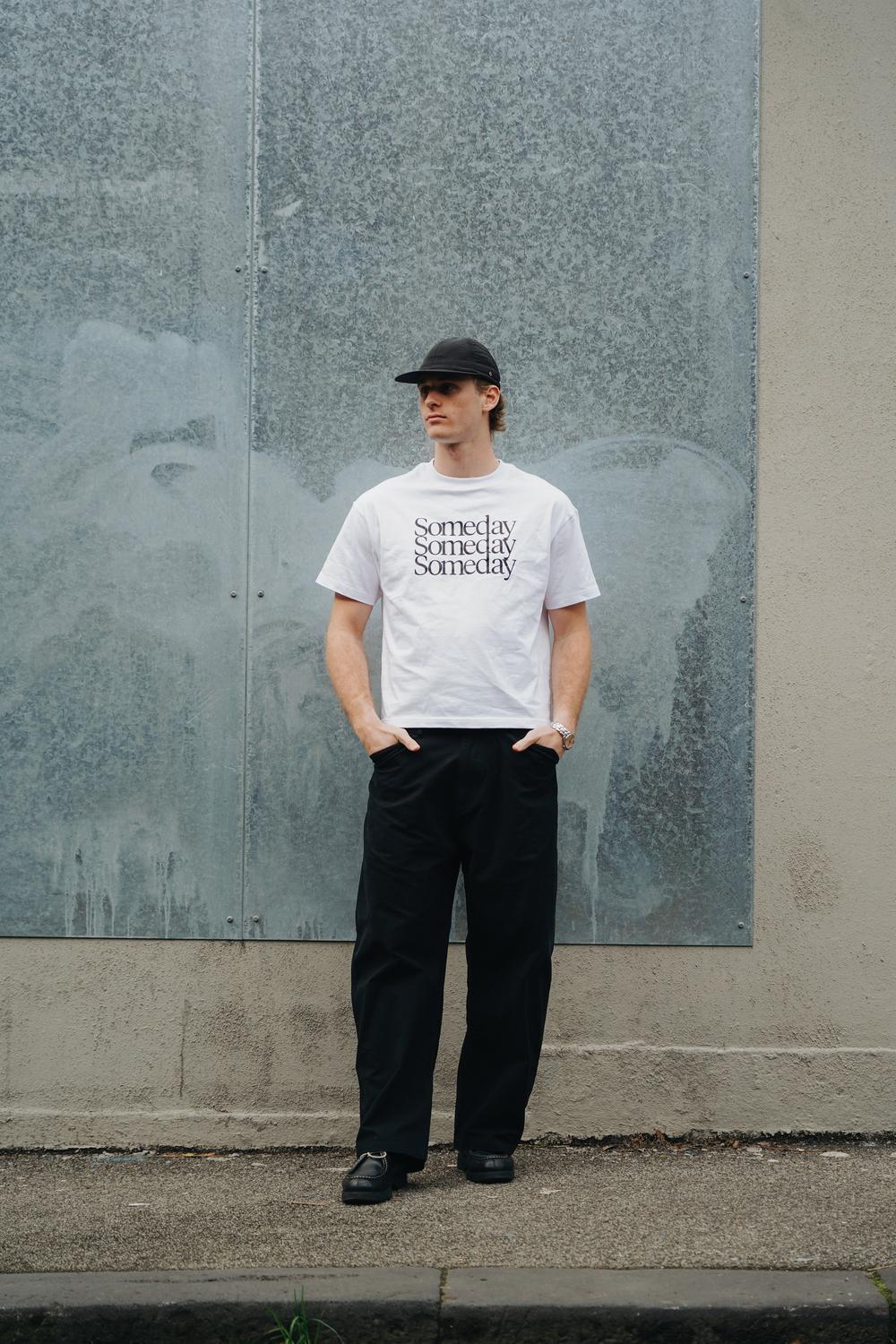 SOMEDAY FABRICATIONS TRANSPARENCY TEE | WHITE - Image 3
