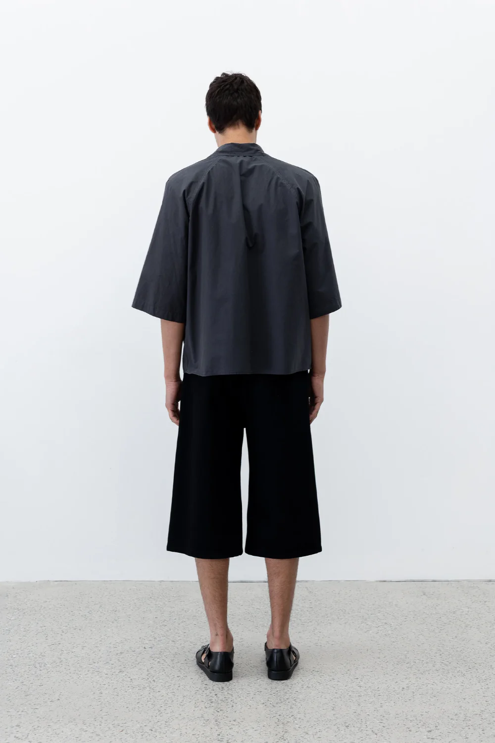 Twisted Denim Short - Black - Image 2
