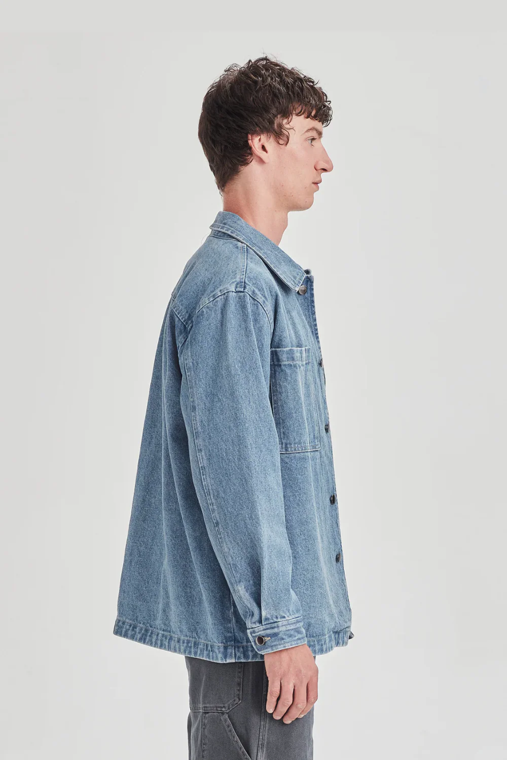 UTILITY SHACKET BLUE RINSE - Image 3